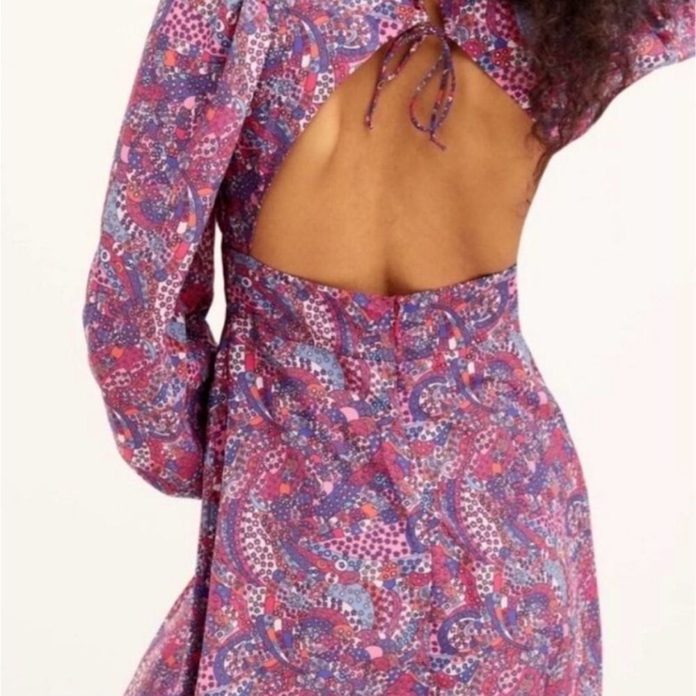 NWT For Love and Lemons Floral Multi-Color Dress Small - Picture 2 of 6